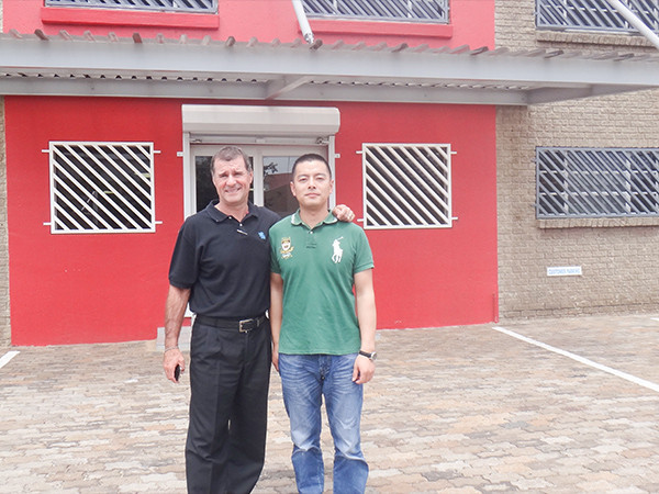 赢天堂拜访南非客户